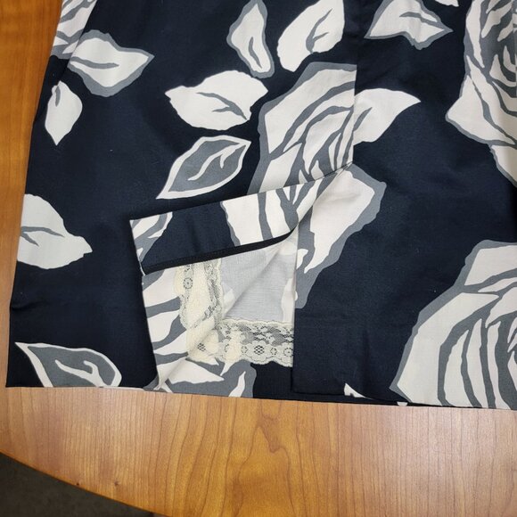 Kate Spade Aires Abbey Rose Floral Black and White Print Sheath Dress - 4 - Picture 10 of 13